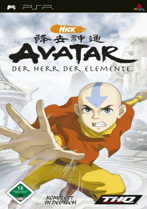 Avatar The Legend Of ng Europe En Fr De Nl Rom Download Playstation Portable Psp