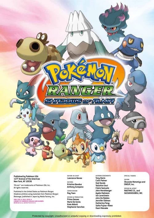 Pokemon Ranger Shadows Of Almia Rom Download Nintendo Ds Nds