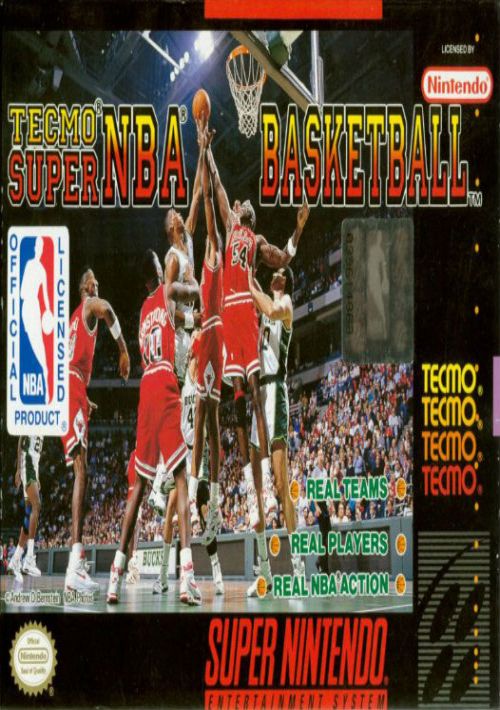 Tecmo Super NBA Basketball ROM Download Super Nintendo(SNES)