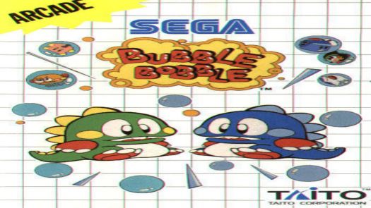 Jeu Sega Master System Bubble Bobble