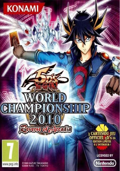 تحميل لعبة يوغي يو فايف ديز القديمة للأندرويد بخطوات بسيطة و سهلة Yu-Gi-Oh 5Ds World Championship  Yu-gi-oh-5D'S-world-championship-2010-reverse-of-arcadia-ds-cover-japan
