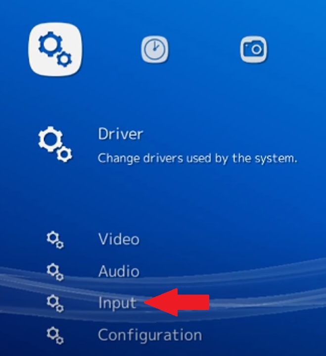 drivers then select input