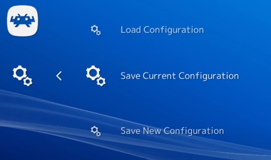 save current configuration
