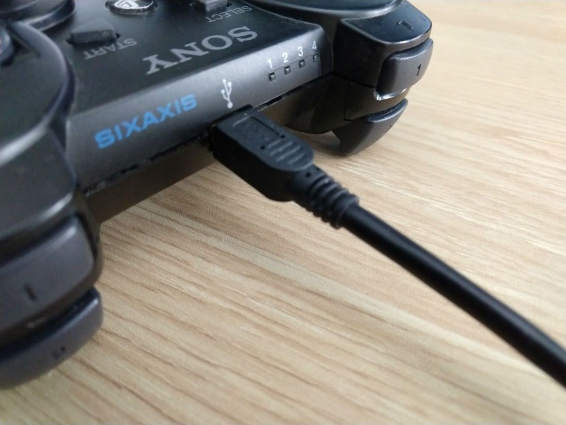 ps3 controller connect with usb cable