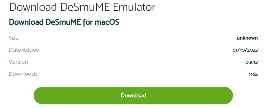 download desmume for mac