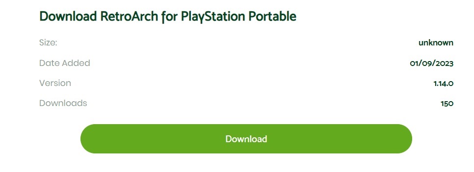 download retroarch for playstation portable