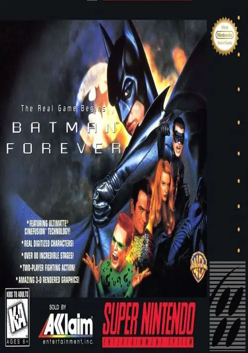 Batman Forever ROM Download - Super Nintendo(SNES)