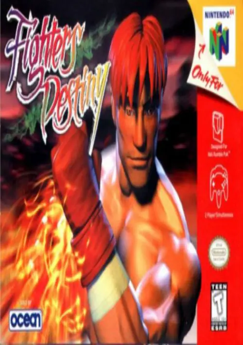 Jeu Nintendo 64 Fighters Destiny - Version Loose (cartouche Seule) - Bon état - Jeu De Combat