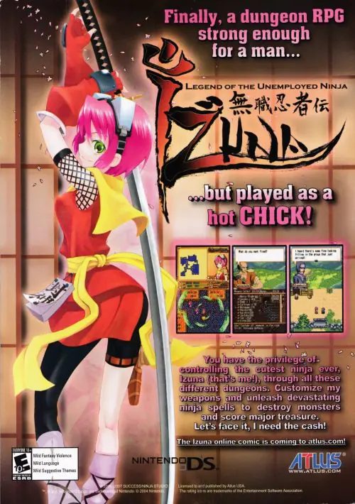 Izuna - The Legend of the Ninja (E)(GRN) ROM Download - Nintendo