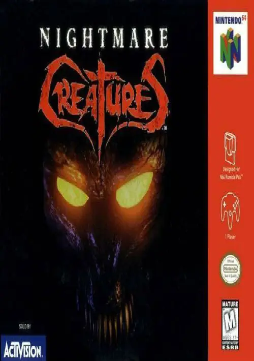 de madera Paralizar Inútil Nightmare Creatures ROM Download - Nintendo 64(N64)