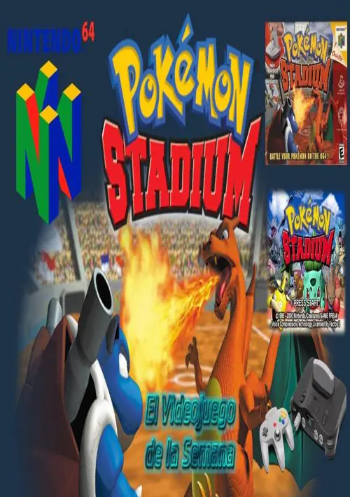 Afgang til udtale Melting Pokemon Stadium 2 ROM Download - Nintendo 64(N64)