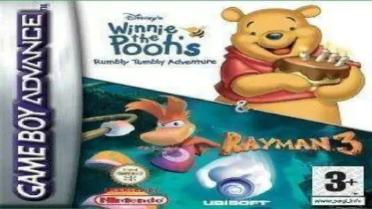 2 In 1 - Winnie The Pooh's Rumbly Tumbly Adventure & Rayman 3 (E)