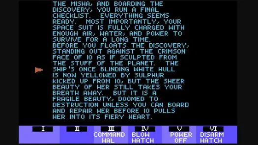 2010 - The Ultimate Text Adventure (1985)