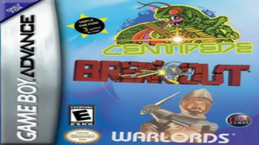 3 In 1 - Break Out Centipede Warlords GBA