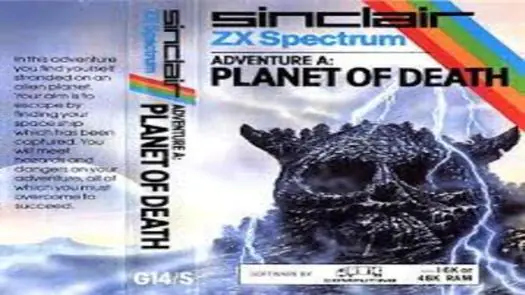 Adventure A - The Planet Of Death (1982)(Artic Computing)[a2][16K]