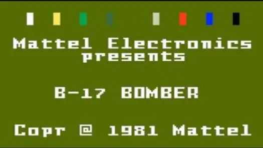 B-17 Bomber (1981) (Mattel)
