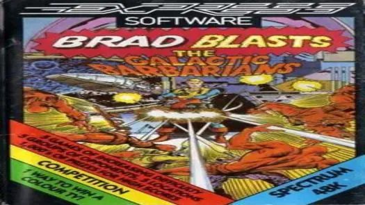 Brad Blasts The Galactic Barbarians (1983)(Express Software)