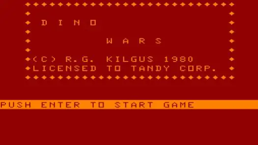 Dino Wars (1980)(Kilgus, R.G.)