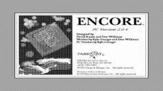 Encore v1.35 (1990)(Passport Designs)(Disk 2 of 3)