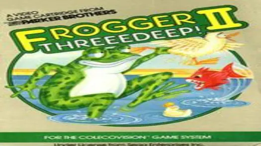 Frogger II - ThreeDeep! (1984) (Parker Bros)