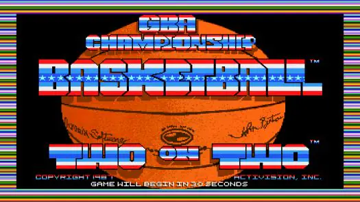 GBA Championship Basketball - Two-On-Two (1987)(Gamestar - Activision)