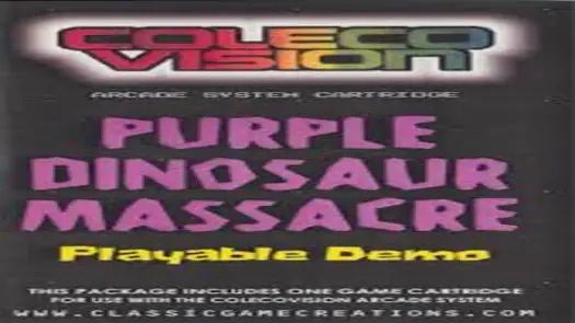 Purple Dinosaur Massacre (1996)(Dondzila, John)(PD)