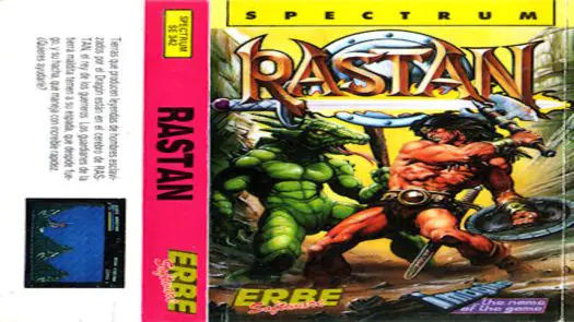 Rastan (1988)(Erbe Software)(Side B)[re-release][alternate Cover]