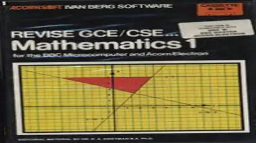Revise GCE-CSE Mathematics 1 (1984)(Acornsoft)[bootfile]