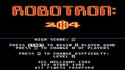 Robotron 2084 (1983) (Atari)