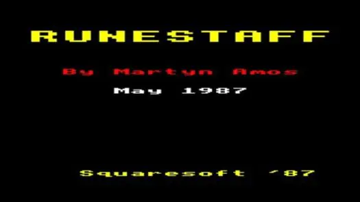 Runestaff (1987)(Squaresoft)[h TSTH][bootfile]