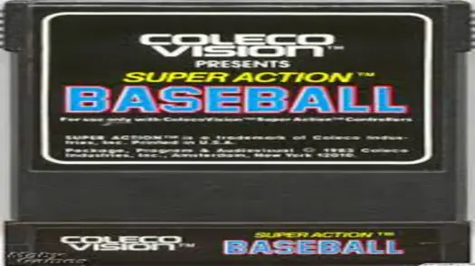 Super Action Baseball (1983)(Coleco)