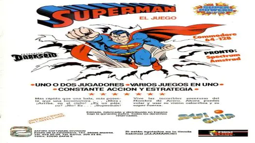 Superman - El Juego (1986)(Zafiro Software Division)[aka Superman - The Game]