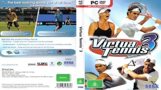 Virtua Tennis 3 (Europe)