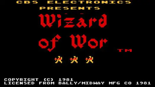 Wizard of Wor (1982) (CBS)