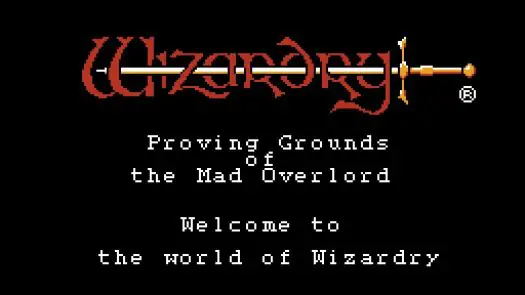 Wizardry I - Proving Grounds Of The Mad Overlord