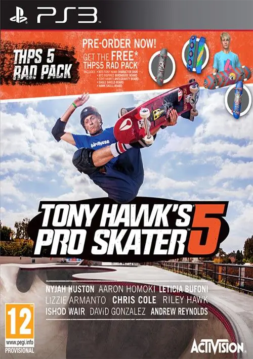 Klem inhoudsopgave hurken Tony Hawks Pro Skater 5 ROM Download - Sony PlayStation 3(PS3)