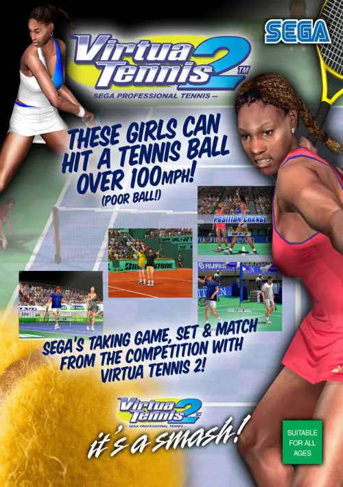 Virtua Tennis 2 ~ Power Smash 2 (Rev A) ROM Download - Sega NAOMI 